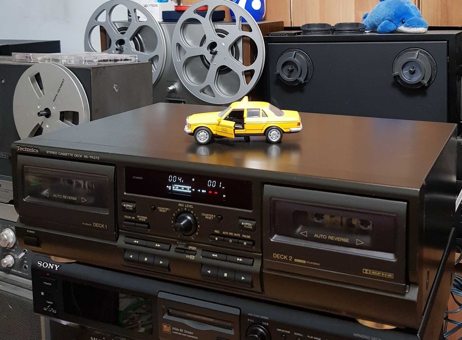 Casetofon Deck Stereo Vintage TECHNICS RS TR373 BLACK (Made in Japan)