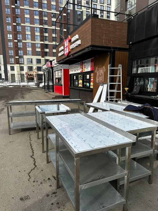 Стол разделочный мойка ванная моечная  сушилка стеллаж