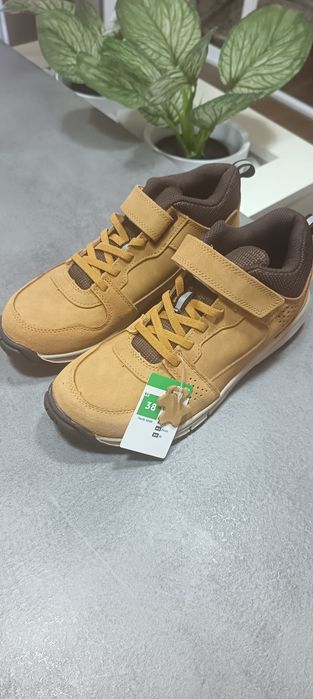 Încălțăminte sport copii, din piele, Decathlon, mărimea 38, Noi