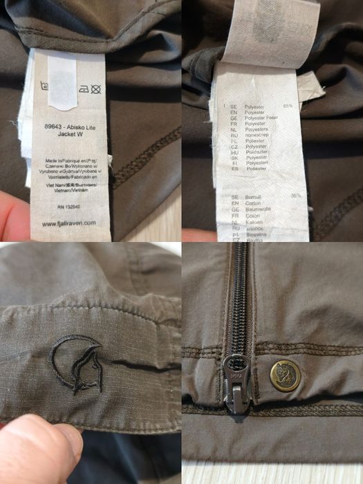Jacheta dama drumeții FjallRaven Abisko Lite L