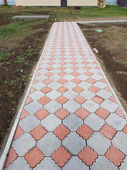 Тротуарная плитка , брусчатка Клевер