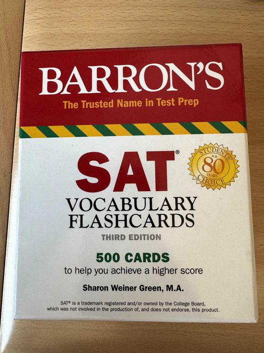Barron's SAT Vocabulary Flashcards