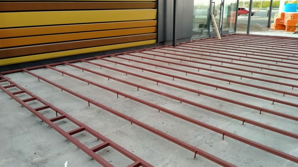 монтаж террасной доски