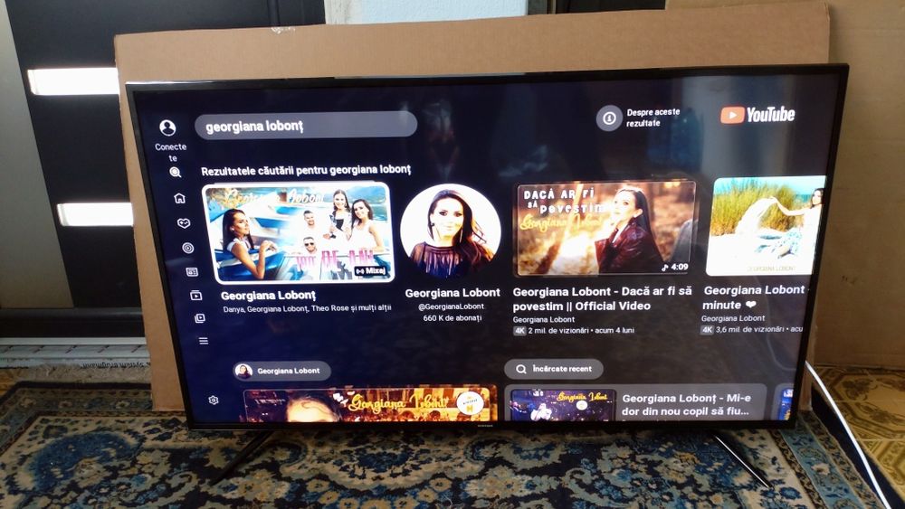 Televizor led 4K UHD Smart Samsung 140 cm WiFi