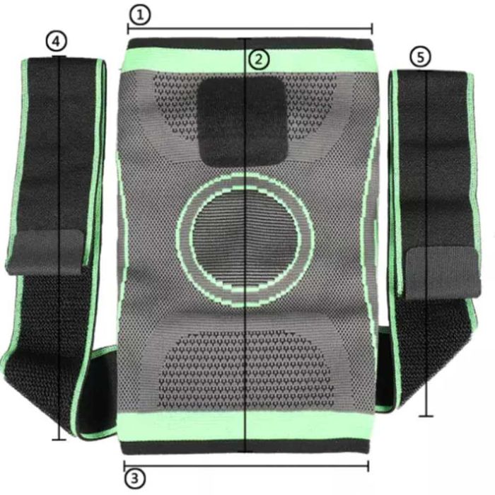 Set 2 X Genunchiera, Medicala, Elastica Ajustabila cu bretele elastice, bandaj pentru genunchi cu compresie