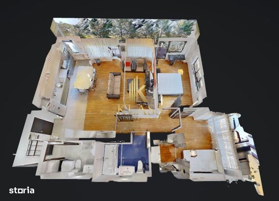 Apartament premium 3 camere, complet mobilat, zona Iancu Nicolae