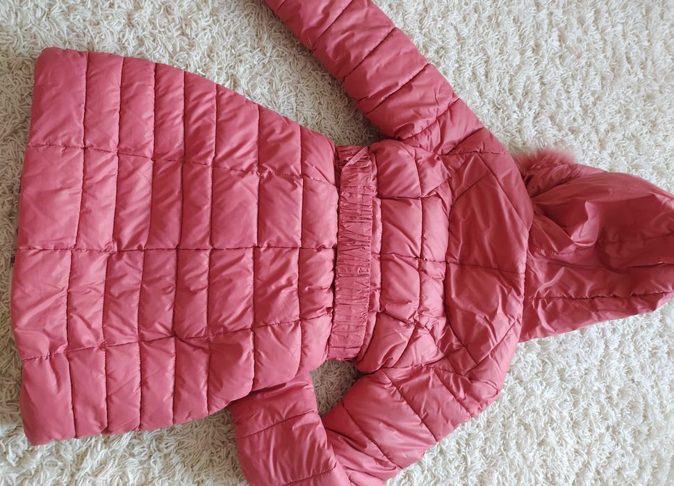 Пуховик на девочку зима 5-10 лет