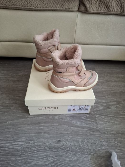 Детски боти за момиче от естествена кожа Lasocki kids,  номер 26