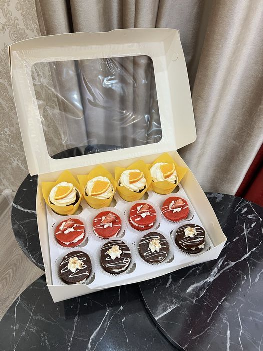 Пирожные капкейки торты чайные сеты