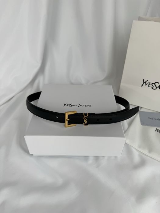 Curea ysl yves saint laurent piele naturala slim