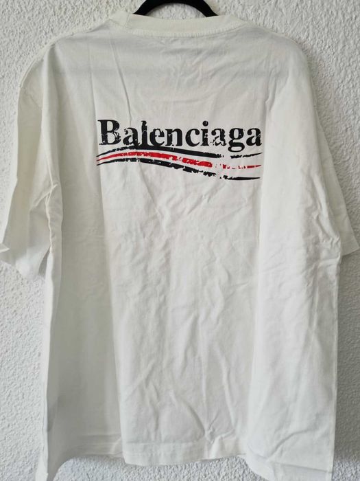 Tricou Balenciaga White Classic Logo