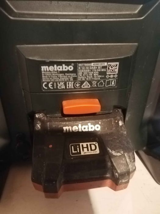 Boxa Metabo  Bluetooth cu acumulator și incarcator