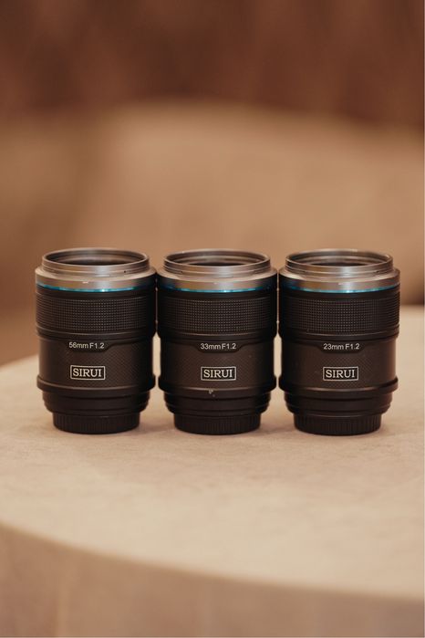 Sony Fx30 Sirui 23mm 33mm 56mm