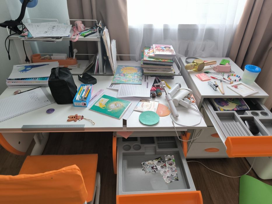 Учебный стол, стул, тумба растущие