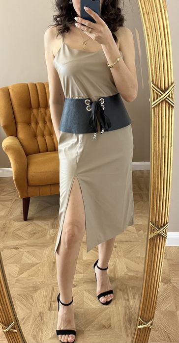 Сарафан из экокожи р.М