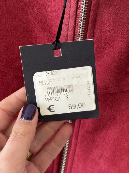 Jacheta  burgundy Coconuda noua cu eticheta