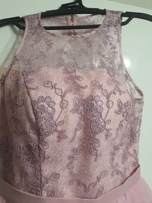 Vând rochie roz pudra pt banchet/ocazie/cocktail