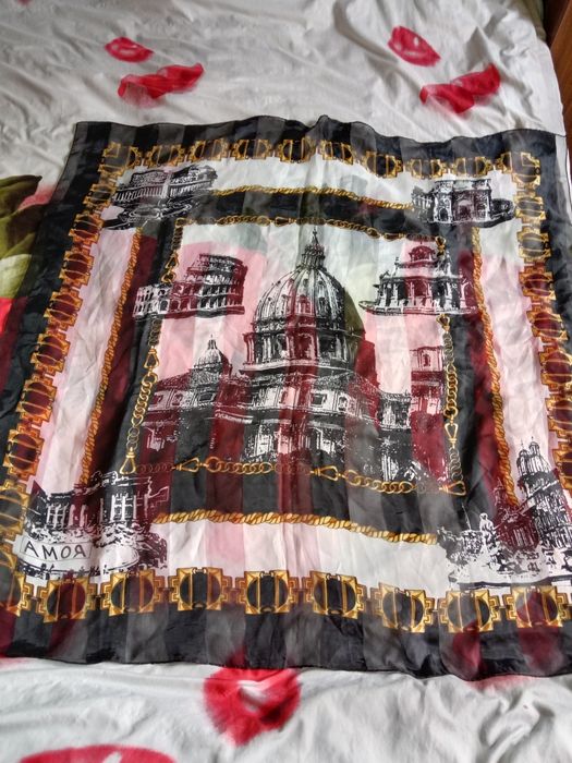 Шляпа натуральная кожа и шарф теплый и шарфы легкие