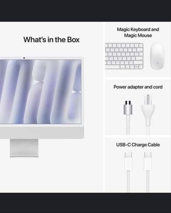 Apple iMac 24 M4/16GbRAM/10cpu/ 10Gpu/2TB Silver 2024