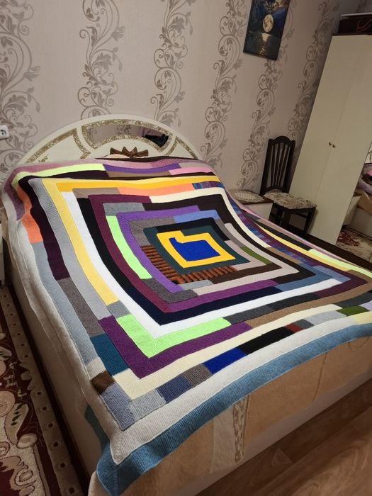 Плед ручной работы