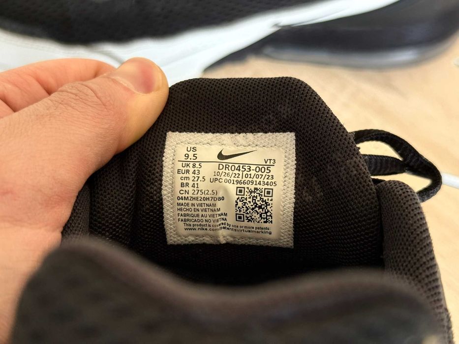 Nike Air Max Pulse | EUR 43 | Черно/Бяло