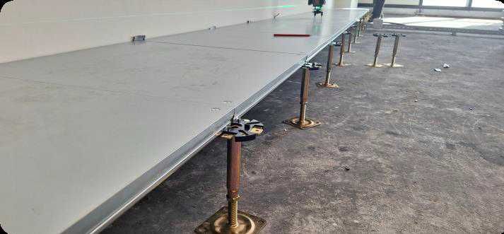 Инкапсулированный фальшпол HT (Сталь/ДСП) — Комплект 1 кв.м.