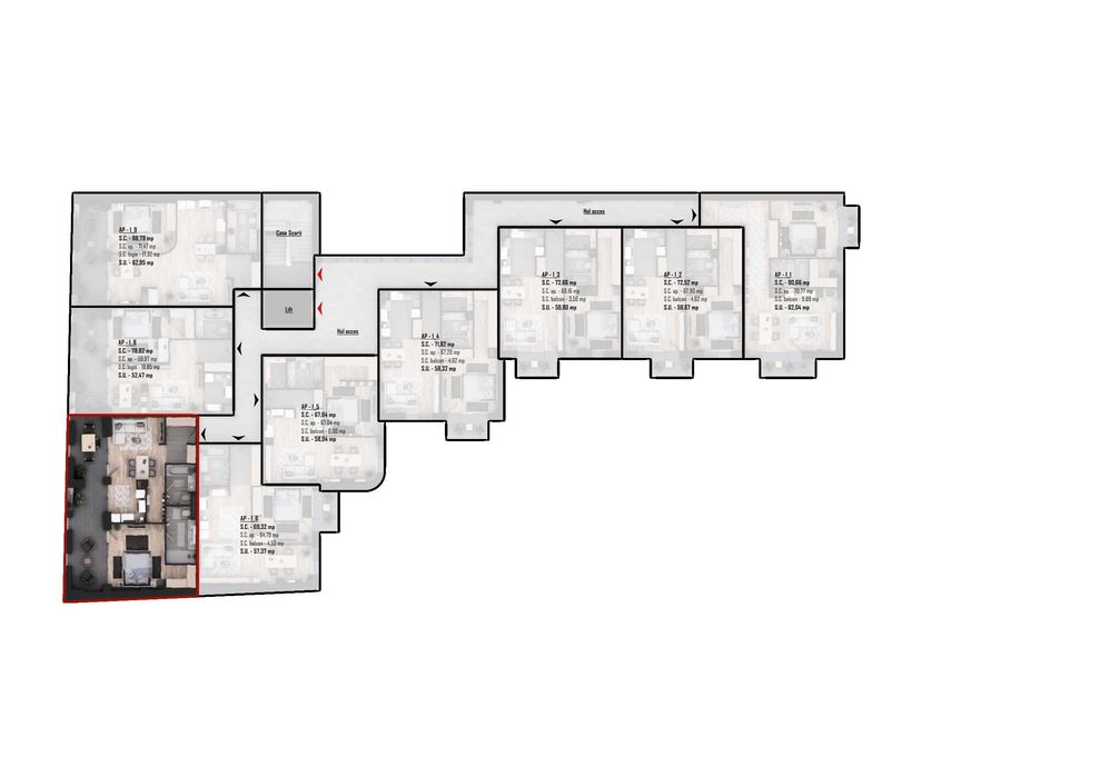 Apartament de vânzare – Nr. 11 | Sophie Residence, Oradea