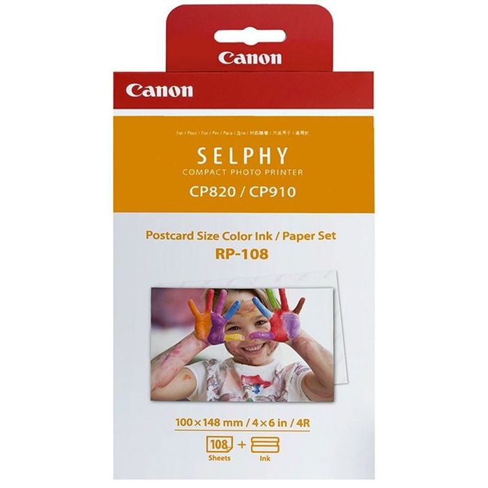 Set hartie foto și cartuse Canon Selphy NOU