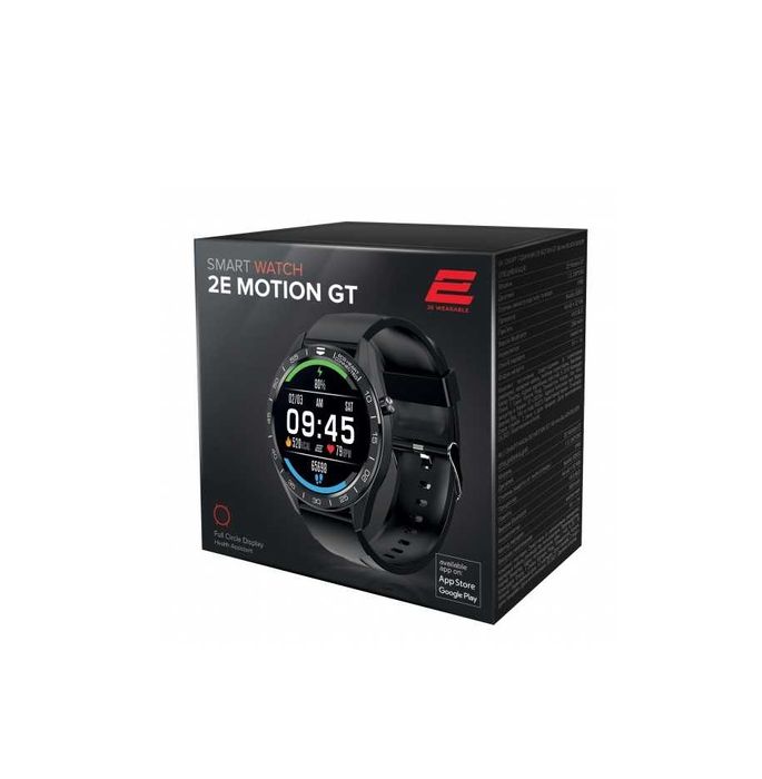 } Смарт-часы 2E Motion GT 46mm Black-Silver