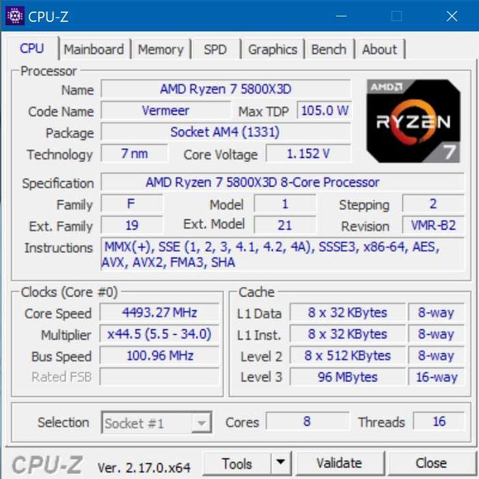 Ryzen 5800X3D + B350 + DDR4 32GB