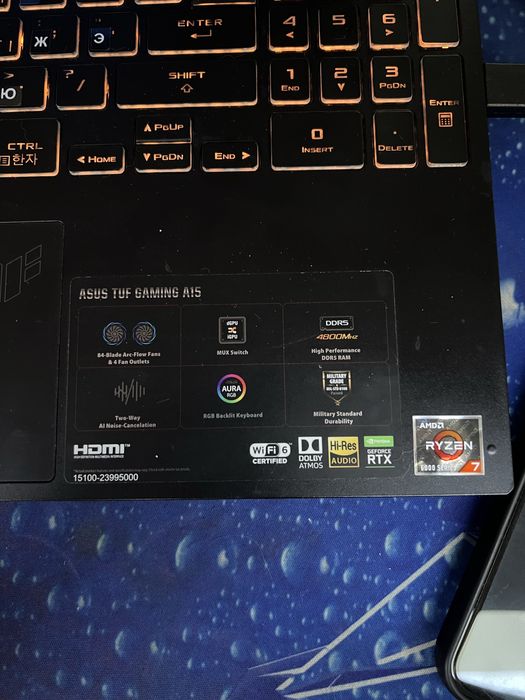 Asus tuf gaming A15