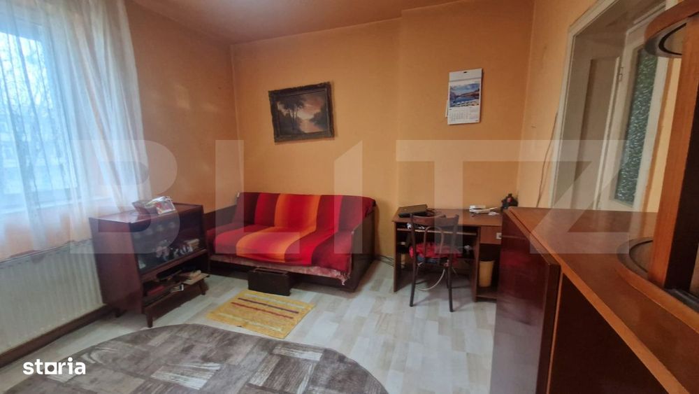 Apartament decomandat, 60 mp, etaj 2, cu pivnita in acte 16 mp