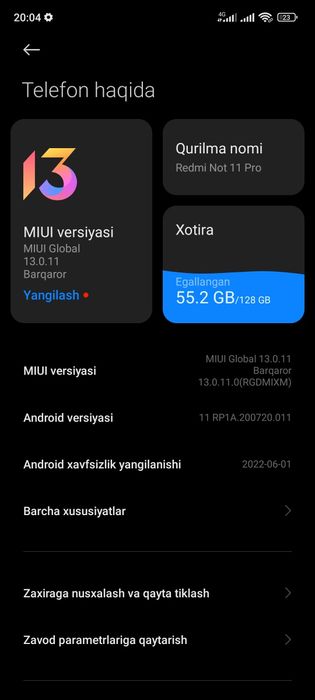 Redmi Not 11 Pro