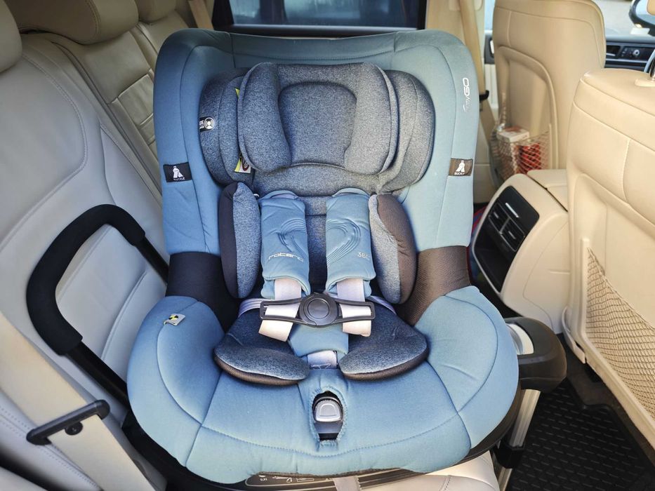 Детско столче за кола EASYGO ROTARIO от 0 до 18 кг, 360 градуса, синьо