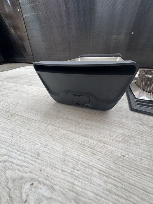 Gratar champing pe carbuni cu ventilatie