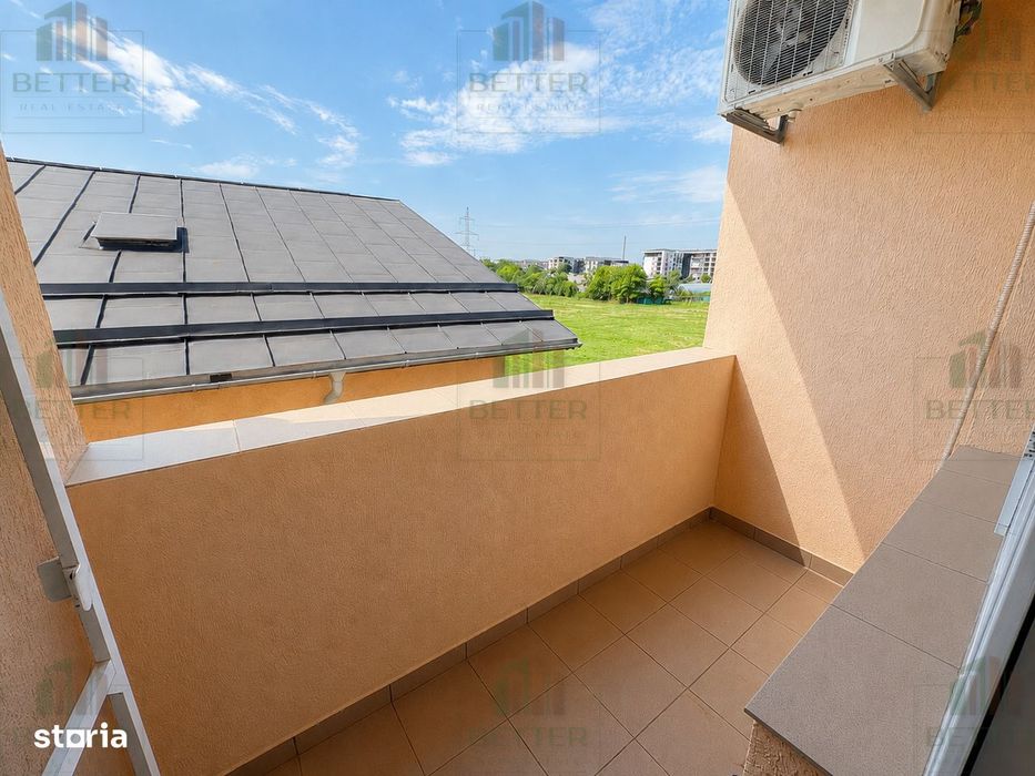 Garsonieră decomandată, 40 mp, balcon, Popești-Leordeni