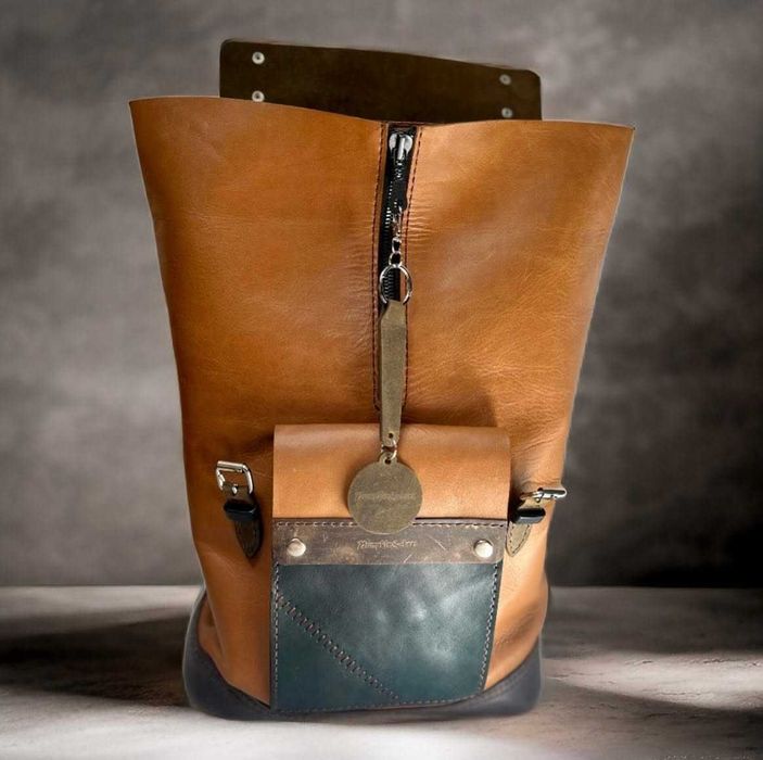 Rucsac Handmade din piele, nou