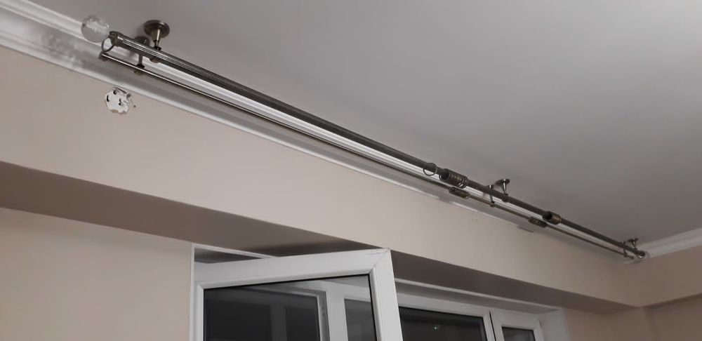 Установка, карнизов, гардин, карнизов, механизмов любой сложности