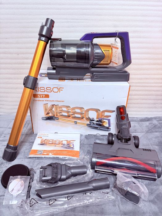 Акумулаторна, мощна Прахосмукачка Всмукателна мощност 45000Pa/550W