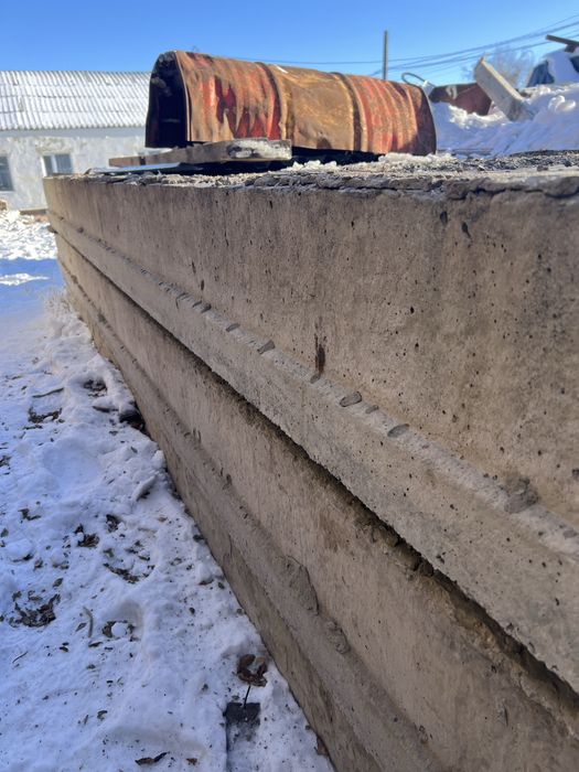 Продам ребристые плиты покрытия размер 6*1.5