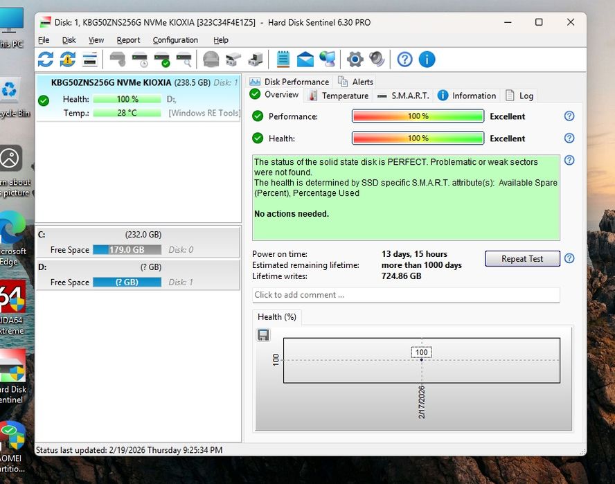 SSD Nvme 256gb, M.2, PCI-E 4.0