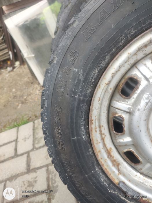 Cauciucuri cu geanta otel 185/70r14 m+s