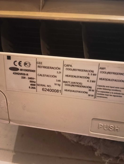 Климатик Carrier x power 12ка за части