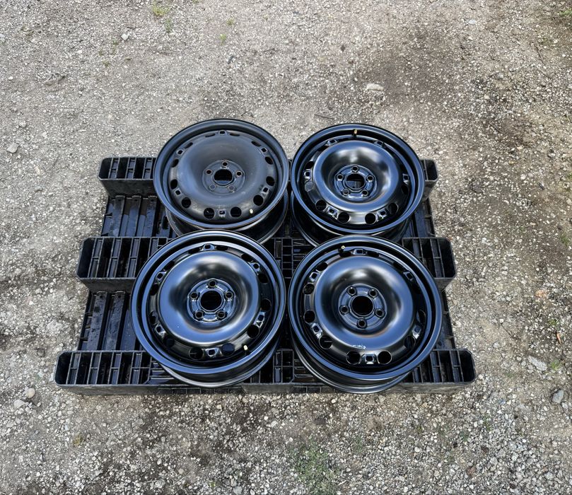 4бр.НОВИ ЖЕЛЕЗНИ ДЖАНТИ 15цола 5x100 за Skoda,Vw,Seat