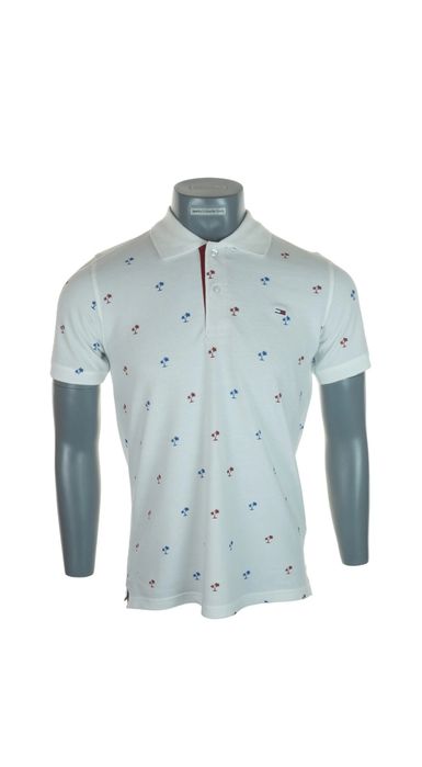 Оригинална, изискана тениска с яка Tommy Hilfiger, M размер