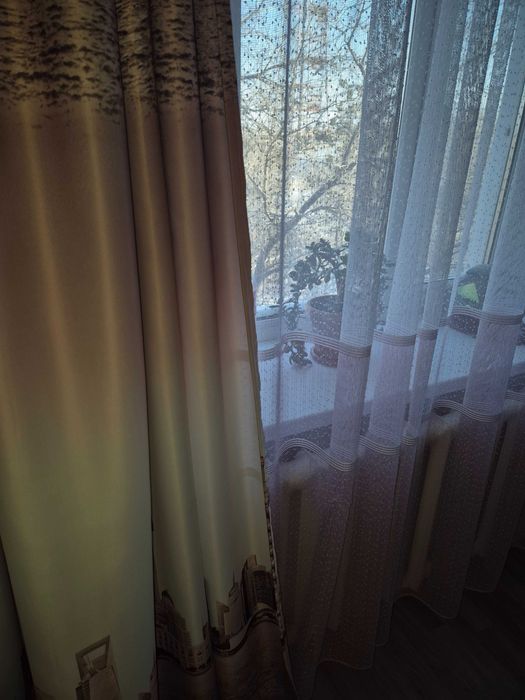 Комплект шторы + тюль