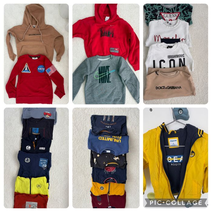 Детски блузки и пуловери, Balenciaga, Docle Gabana, GuessMayoral, Zara