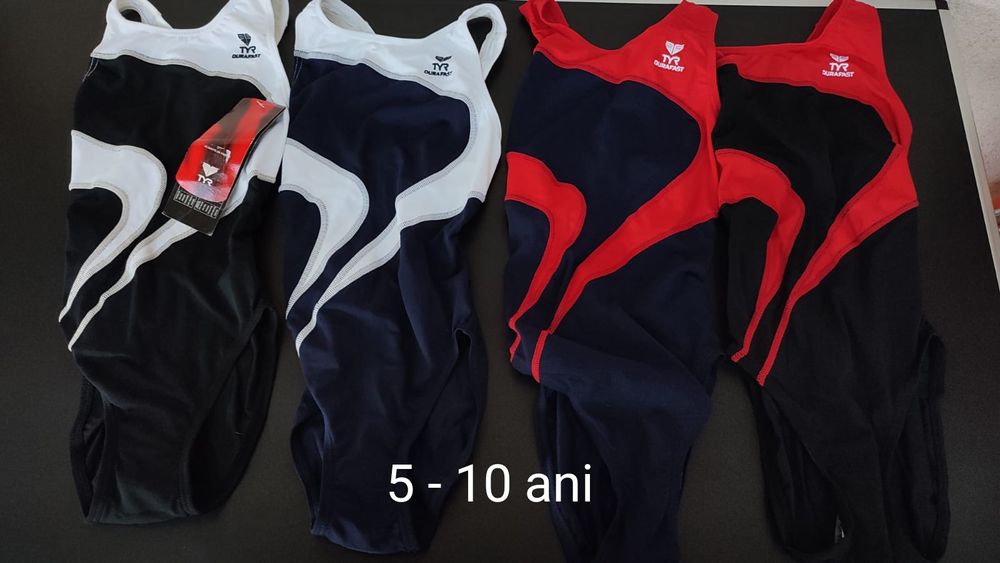 Costum inot competitie tyr durafast fete 5 6 7 8 9 10 ani sport