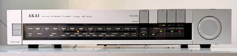 Akai AT-K1L Tuner - Radio Analog - Scala manuala - Japan calitate