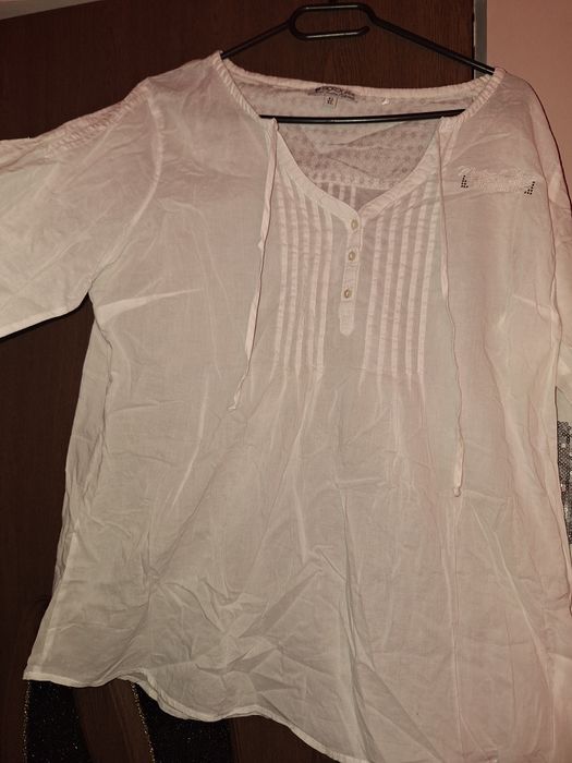 Bluza alba dama,nr 46,maneca lunga